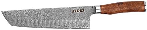 Route83 Корпоративна Нож на главния готвач на Adri Texas Ръчно изработени От дамасского американски орех С чукане