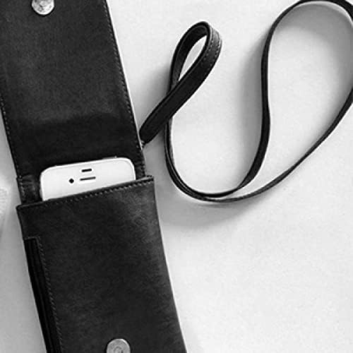 Китайска Опера XJJ Живопис с маслени Бои Телефон в Чантата си Портфейл Окачен Мобилен Калъф Черен Джоба