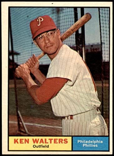 1961 Topps # 394 Кен Уолтърс Филаделфия Филис (Бейзболна картичка), БИВШ Филис