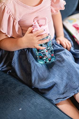 Просто Модерна Детска бутилка за вода Disney Encanto, Пластмаса, не съдържат BPA, Тритановая чаша с Херметични Сламен