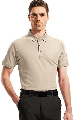 Мъжки ризи поло MIER за голф обичайното намаляване на мода, ежедневни тениски с яка