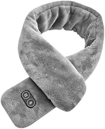 Женски шал за масаж на врата С отопление - Шал-наметало С подгряване, Лилаво превръзка на врата и (черен, един размер)