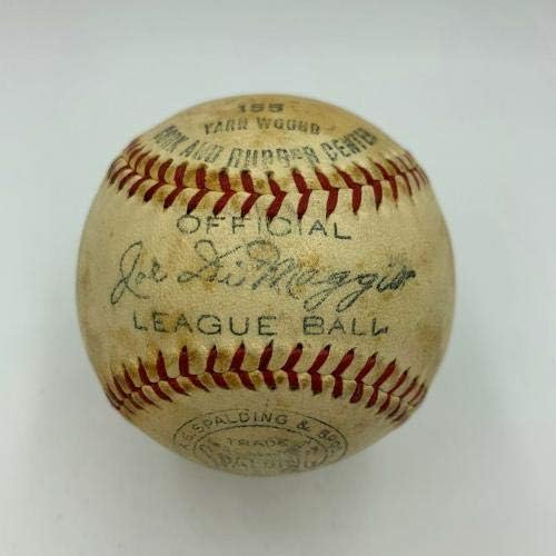 Най-ранният известен бейзболен сингъл Джо Ди Маджо 1937 г., Подписан от съпругата Му JSA COA - Бейзболни топки с автографи
