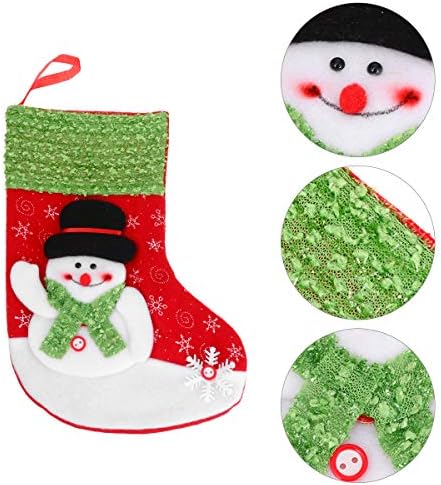Cabilock Изискан 1 Бр. Коледна Украса Коледен Отглеждане На Снежен Човек Чанта За Бонбони Висулка
