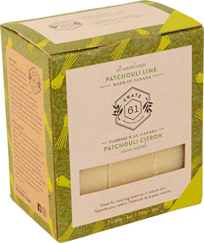 Кутия 61, Веганское Естествен Сапун, Лавандула, 3 опаковане, ръчно изработени Сапуни С Етерични масла премиум-клас, Сапун