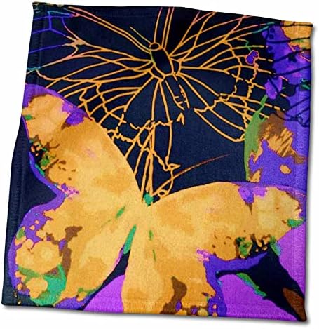 Декоративни кърпи 3dRose Florene - Голяма Оранжева пеперуда (twl-32057-1)