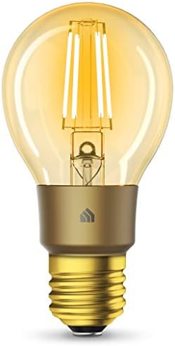 Led лампа TP-Link Kasa Smart Wi-Fi, умна крушка с нажежаема жичка E26, топъл кехлибарен цвят 2000K, с регулируема яркост,