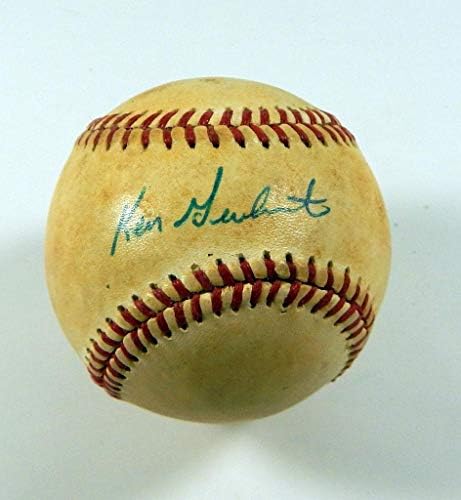 Кен Gerhart Подписа Официален Автограф Rawlings American League Baseball Auto DP03728 - Бейзболни Топки с Автографи