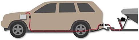 Комплект кабели за кола Trac Открито - Включете вашия автомобил до высоковольтному хранене 12 - За лебедка, теглич, преносими