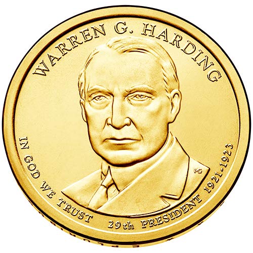 2014 Позиция P A BU Уорън Г. Хардинг Избор на председателите на долара Необращенный монетен двор на САЩ