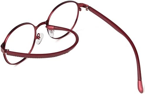 Saturey, 3 опаковката кръгли метални четене очила в Ретро стил за мъже и жени, блокер синя светлина/Правят умора очила, лек и стилен дизайн на компютърни очила за четене