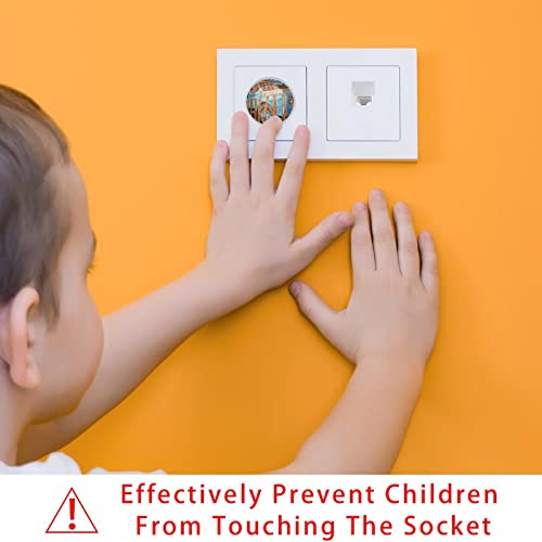 24 Опаковки на Защитени от деца Електрически Защитни Капачки За защита на децата От контакти, Заглушек за Ретро Автомобили
