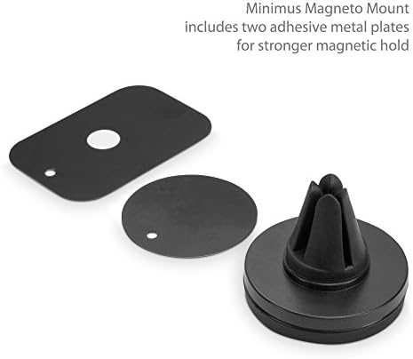 Автомобилно планина за vivo iQOO U3X 5G (За монтиране от BoxWave) - Minimus MagnetoMount, Магнитно Кола планина, на Магнитен Кола за vivo iQOO U3X 5G