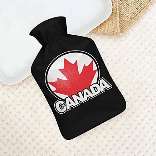 Канадски Кленов Лист Класическа Гумена Топло за Топла Вода, Чанта за Гореща Вода за Ръцете, Краката, Шията, топла вода