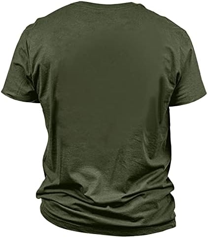 Мъжки Летни Персонализирани Ризи С Писмото Принтом Кръгъл Отвор, Свободни От Ежедневните Модерни Спортни Блузи С Къс