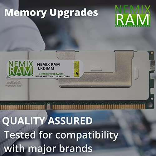 128 GB (2x64 GB) DDR3-1333 Mhz, PC3-10600 ECC LRDIMM 8Rx4 с намалена натоварване на сървър памет, благодарение на NEMIX RAM