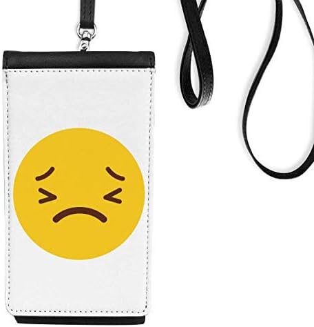 Ужасно Жълто Симпатичен Онлайн Чат и Телефонен Чантата, Окачена в Чантата си за Мобилен Телефон, Черен Джоба