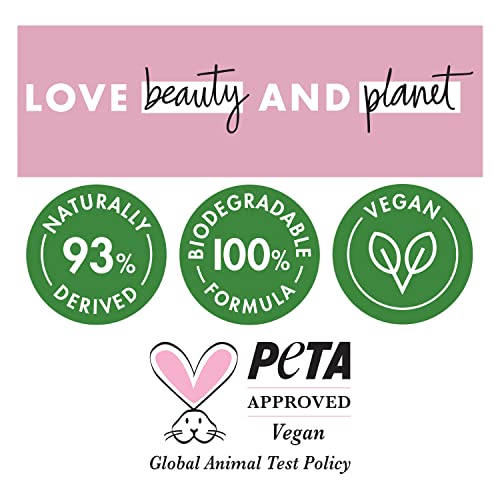 Шампоан Love Beauty and Planet Blooming Color Без сулфати Murumuru Butter & Rose за Веганских боядисана коса, не съдържа