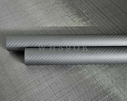WHABEST 1pcs 3K Рулонная Тръби от въглеродни влакна в черупката 80 mm OD Х 76 мм ID X 500 мм напълно въглероден композитен материал /тръба /ленти от въглеродни влакна