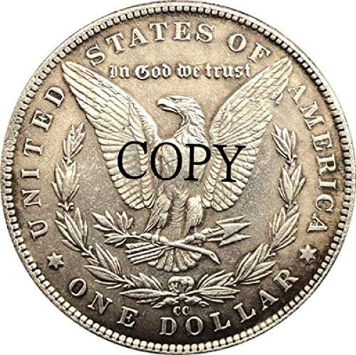 Скитник Никел 1890-Кубовая Монета в щатски Долари Морган Копие от Тип 159 за Домашен интериор на Офис