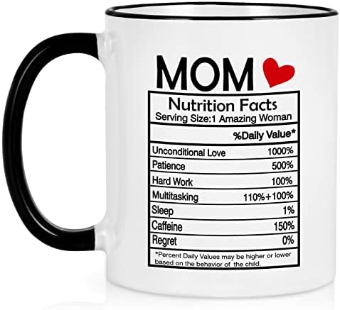 Кафеена Чаша за майките Maustic, Факти за храненето на майките, Забавна Кафеена чаша, Подаръци за Деня на Майката за