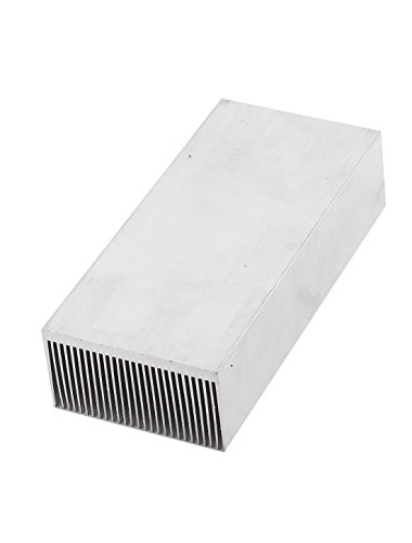uxcell® Алуминиев радиатор за охлаждане на 150x69x37 мм сребрист цвят