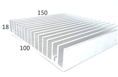 eivvia 150×100×18 1 бр. Компоненти на Системата за управление на Радиатор Профил От Алуминиева Сплав/Мултимедийно Оборудване Алуминиев Радиатор
