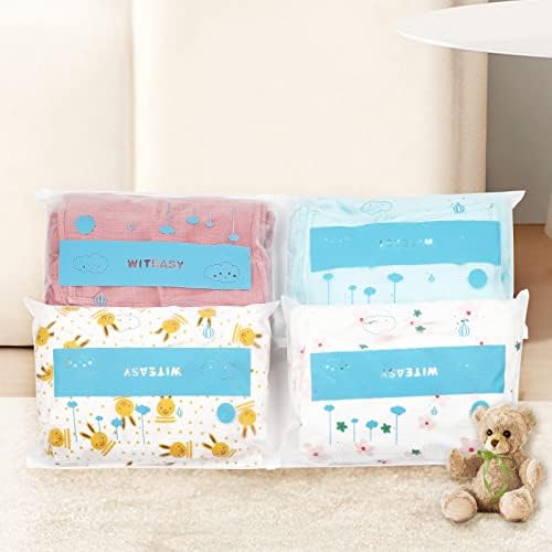 Witeasy 1 опаковка Кърпи за яслите, Чаршаф за матрак на детско креватче + 2 опаковки Детска Квадратен Кърпи за момчета