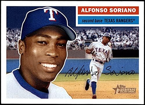 2005 Topps 3 RUN Алфонсо Сориано Тексас Рейнджърс (Бейзболна картичка) (Бягане) NM / MT Рейнджърс
