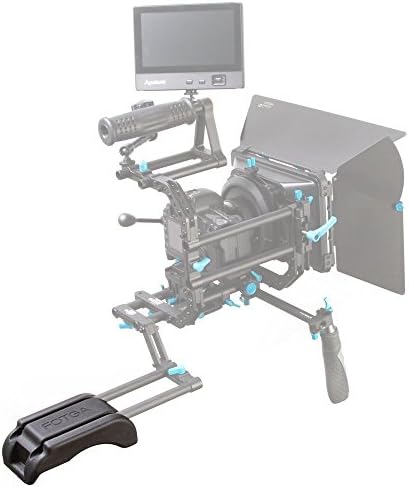 FOTGA Стабилна Лека Подплата за закрепване на рамото за Система за Подпомагане на Пръчката 15 мм DSLR Rig Видеокамера