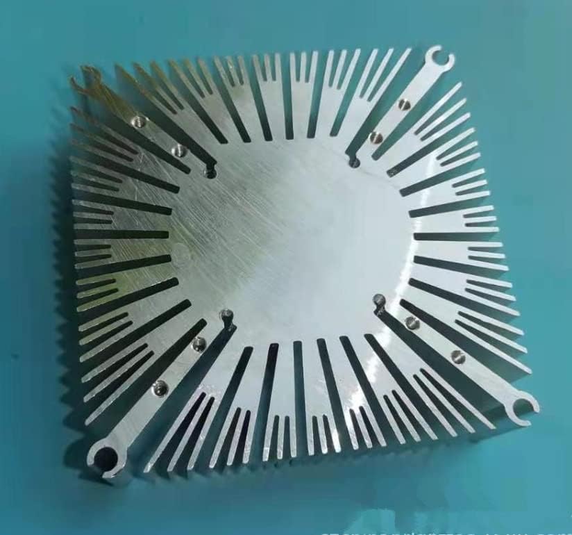 квадратен led радиатор радиатор 97x20 мм Алуминиев 50 W Радиатор и радиатор за охлаждане на led чип с мощност 50 W - (Сияещ цвят: 50 W пълен комплект 110)