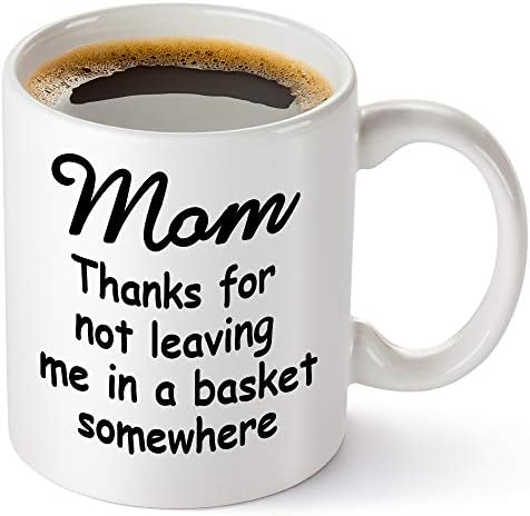 Новата кафеена чаша TRDSEDSW за мама - Благодаря, че не ме остави в корзинке - най-Добрият подарък за Деня на майката