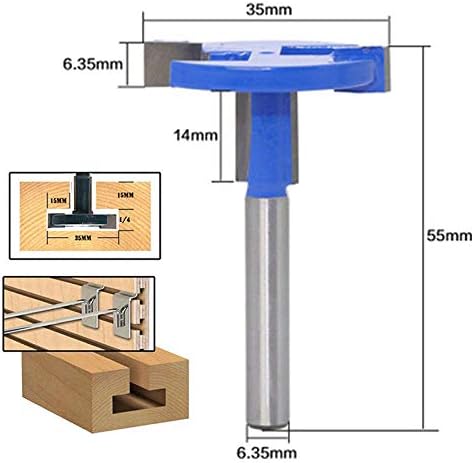 На опашка 1/4 инч от сплав с Т-образна пътека, Т-образен шлиц, твърдосплавен фрезер за работа с дърво, други ножове Corta
