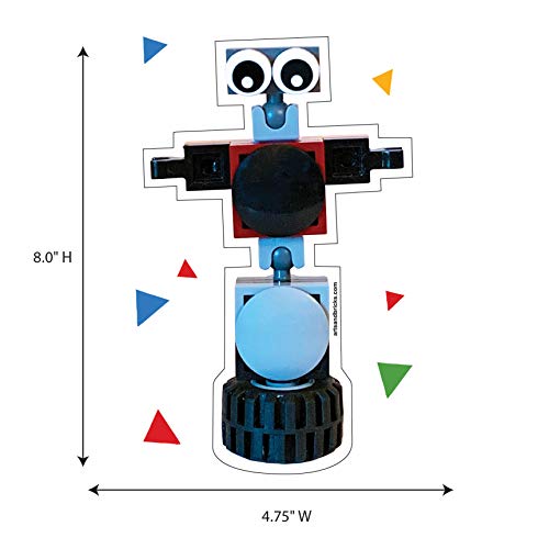 Стенни Стикер /Термоаппликация За Колесни Робот от Тухли