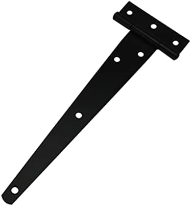 GRETD 10 бр./компл. Т-Образна, Защитена от ръжда врата на панти за по-лесно навес, Навесная Врата на панта, черен (размер: 5 инча)