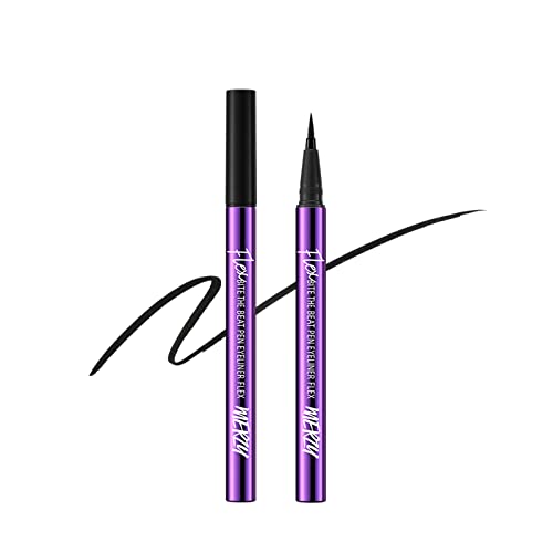 Пискюл-молив Bite The Bit Eyeliner Pen Flex 3 цвята 0,6 г / Молив за очи / Водоустойчиви мастила (PF1 Hard Black)