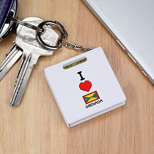 Рулетка за ключове Azeeda I Love Grenada /Инструмент за измерване на нивелир (KM00027216)