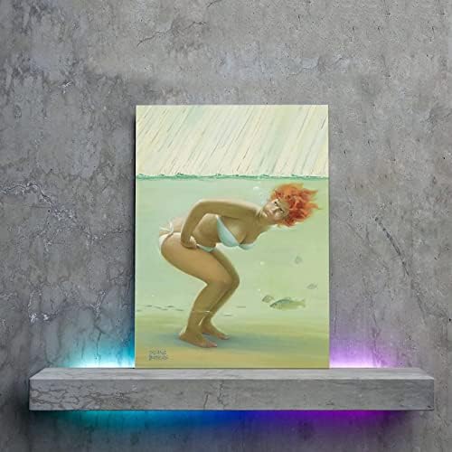 Ретро Творчески Забавен Плакат на Хилда Дуэйна Брайерса, Толстушка, Съвременно Стенно Изкуство, Плакати върху Платно,