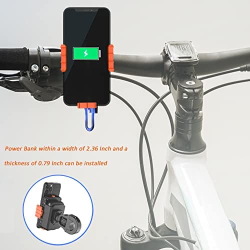 Стойка за телефон SUNRAIN на велосипед, Планина за телефон на кормилото със завъртане на 360 °, Планина за телефон на