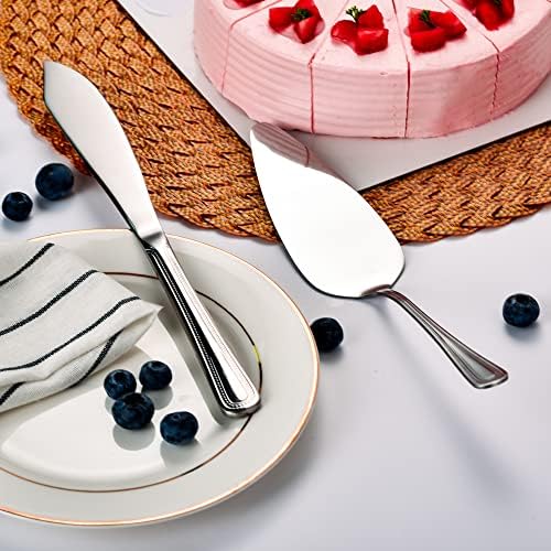 IMEEA Набор от ножове за сватбената торта и сервировочный комплект Комплект за рязане на торта от неръждаема стомана за сватбената торта
