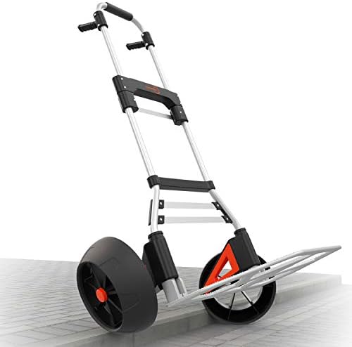 Ръчна количка за CAMBA Moova; Сгъваема количка и количка; Технология на колелата за изкачване на стълби; Товароподемност 220 паунда за тежки условия на работа