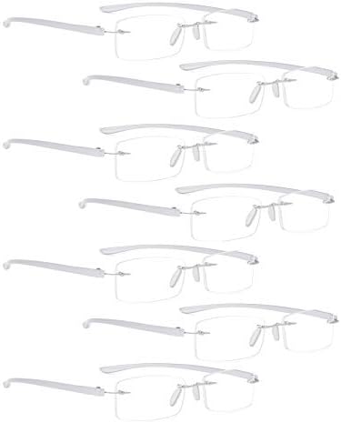 LUR 7 опаковки очила за четене без рамки + 4 опаковки класически очила за четене (общо 11 двойки ридеров + 1,75)