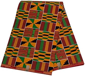 Африканска плат Нова Анкара памучен плат 6 ярда/бр. Кърпа с изображение