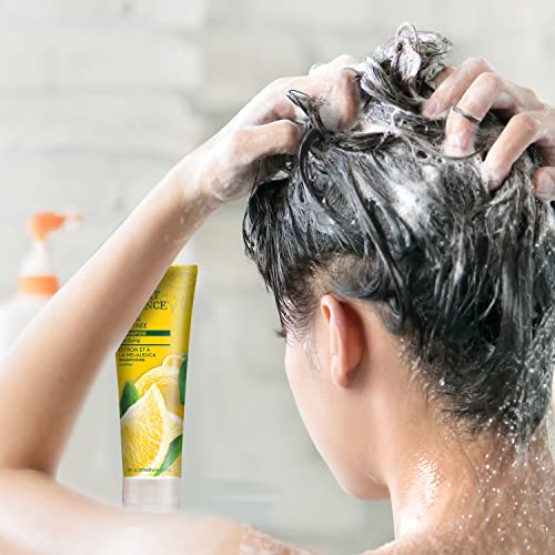 Шампоан Desert Essence Lemon Tea Tree Shampoo, 8 течни унции (опаковка от 3 броя) - Без глутен, Веган, Без парабени,