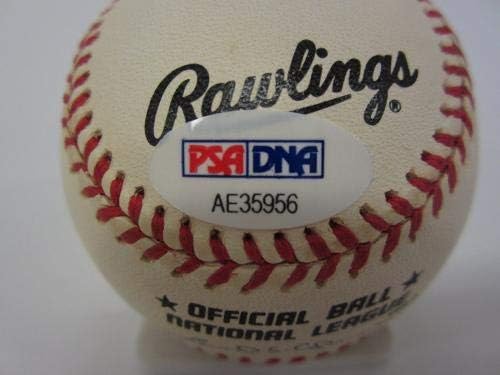 Боб христо смирненски Милуоки Брейвз подписа Официален договор NL baseball PSA DNA COA с автограф - Бейзболни топки с