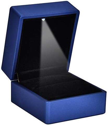 Подарък Кутия за Бижута Кутия С Led Подсветка, Пръстен/Висулка/Гривна/Колие, Витрина за Бижута, Подарък Кутия за Съхранение