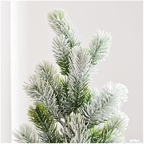 Изкуствен Кедър Снежните Борови Клони Коледно Дърво Сватбена Украса Коледа направи си САМ Настолен Всекидневна Домашна Кухня Изкуствени Растения Празнична Семей