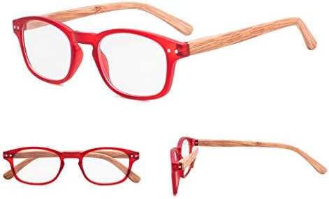 Очила за четене GUD, 5 Двойки, Бамбукови Очила За четене, Дамски Очила За Четене, Мъжки