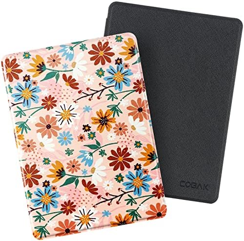 CoBak Kindle Paperwhite 11th Case-2 опаковки (Мандариново-жасминов и Черен)