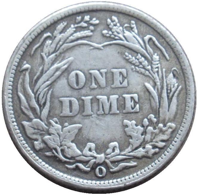 Американски Фризьор 10 Цента на 1893 Година, сребърно покритие Копие на Възпоменателни монети